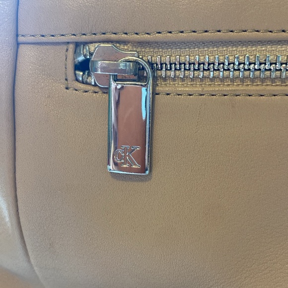 All leather Calvin Klein natural bag - Picture 2 of 8
